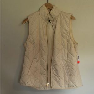Cream vest
